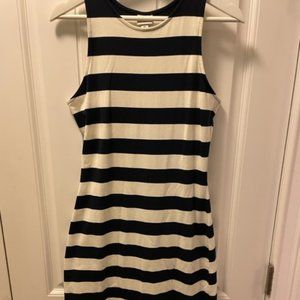 A New Day. Navy and White Summer Dress - Women's XS